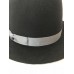 SAN DIEGO HAT CO. COMPANY s Wool Fedora Hat One Size Black Gray Trim NWT  eb-18173373